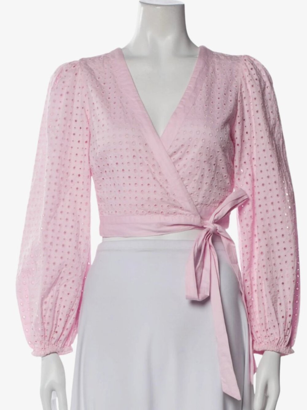 Loveshackfancy kinza wrap top LARGE [fits medium to large]
